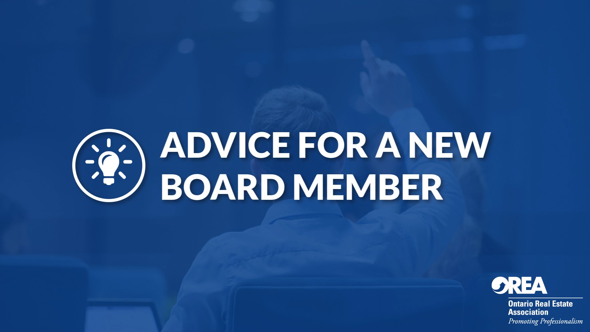 Advice For a New Board Member Video Thumbnail